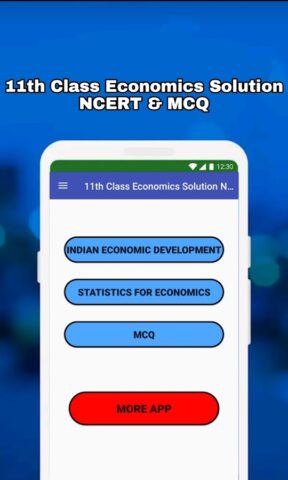Class 11 Economics Solution для Android — скриншот 1