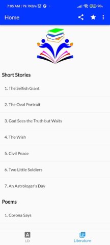 Class 11 English Guide для Android — скриншот 3