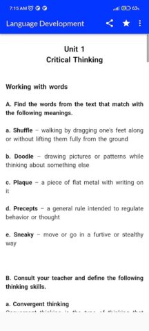 Class 12 English Guide для Android — скриншот 4