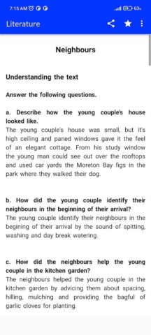 Class 12 English Guide для Android — скриншот 5