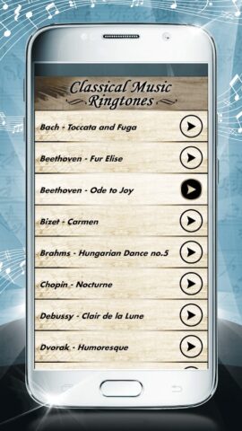 Классическая Музыка на Рингтон для Android — скриншот 3