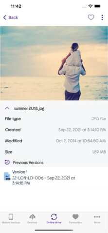 Currys Cloud Backup для iOS — скриншот 4