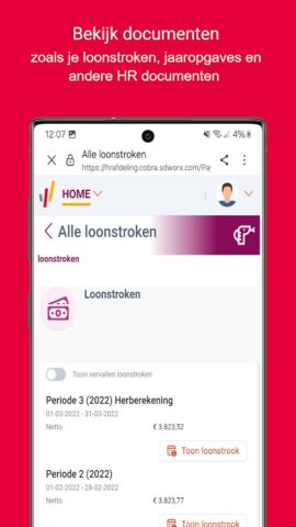 Cobra HRM & Salaris для Android — скриншот 4