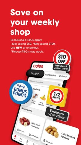 Coles для Android — скриншот 1