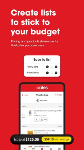 Coles для Android — скриншот 3
