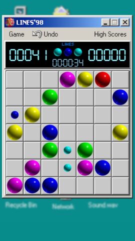 Шарики линии 98 — Колор Лайнс для Android — скриншот 1