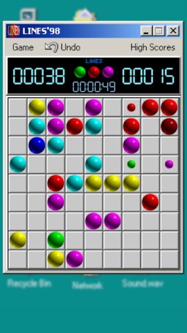 Шарики линии 98 — Колор Лайнс для Android — скриншот 2