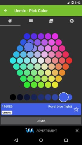 Color Mixer для Android — скриншот 4