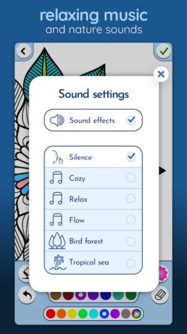 Книжка-раскраска для взрослых для Android — скриншот 5