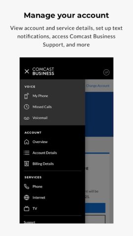 Comcast Business для Android — скриншот 1