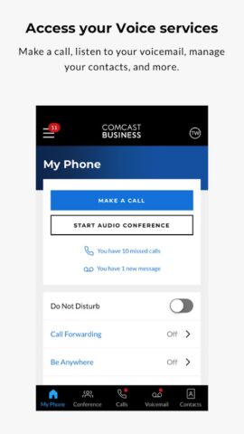 Comcast Business для Android — скриншот 2