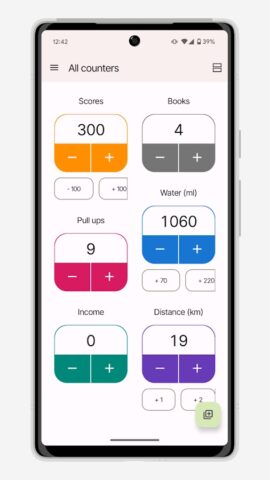 Счетчик: Счетчик кликов, очков для Android — скриншот 1