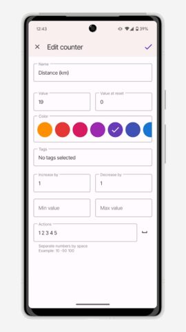 Счетчик: Счетчик кликов, очков для Android — скриншот 2