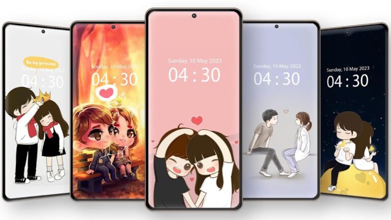 Couple Wallpaper Cartoon для Android — скриншот 1