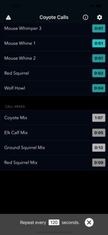 Coyote Calls & Predator Sounds для iOS — скриншот 3