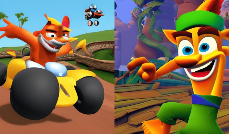 Crash tag team kart racing для Android — скриншот 3