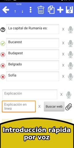 Crear Test — Cuestionarios для Android — скриншот 4