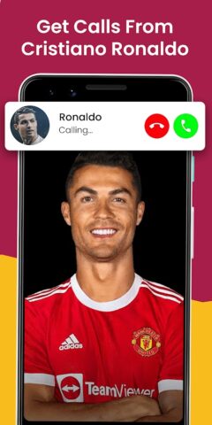 Cristiano Ronaldo Call & Chat для Android — скриншот 3