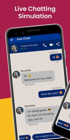 Cristiano Ronaldo Call & Chat для Android — скриншот 4