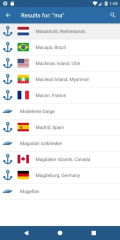 CruiseMapper для Android — скриншот 5