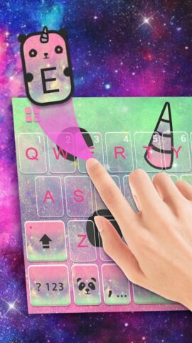 для клавиатуры Cuteness Panda- для Android — скриншот 2