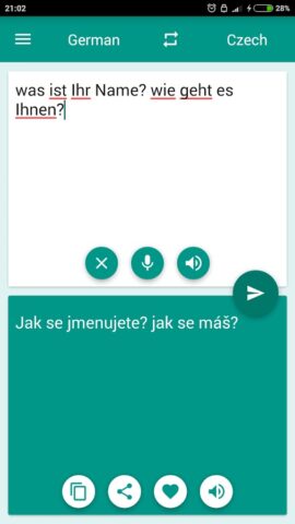 Czech-German Translator для Android — скриншот 1