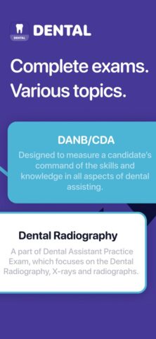 DANB CDA Practice Test для iOS — скриншот 1