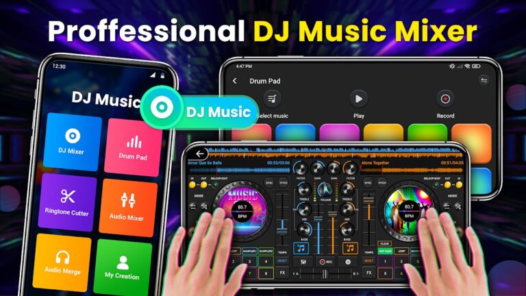 DJ Музыкальный микшер-3D плеер для Android — скриншот 1