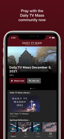 Daily TV Mass для iOS — скриншот 2