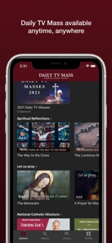 Daily TV Mass для iOS — скриншот 3