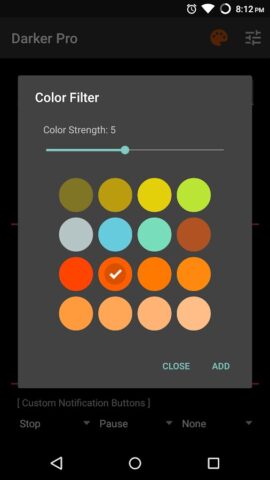 Darker (Screen Filter) для Android — скриншот 2