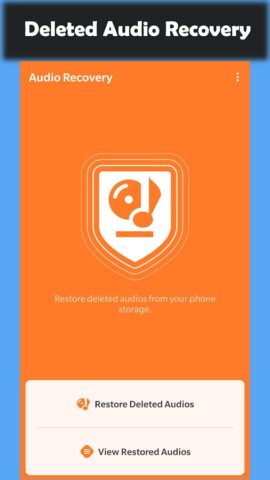 Восстановить удаленные аудио для Android — скриншот 1