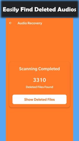 Восстановить удаленные аудио для Android — скриншот 2