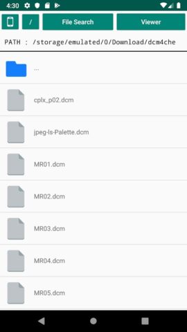 Dicom File Viewer для Android — скриншот 1