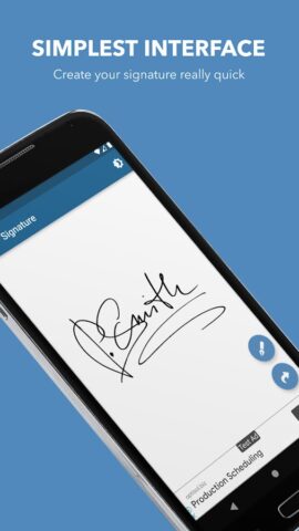 Цифровая подпись для Android — скриншот 1