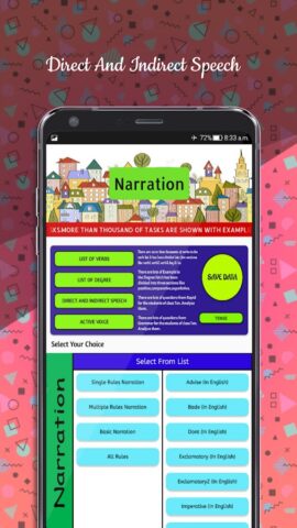 Direct And Indirect Speech для Android — скриншот 1