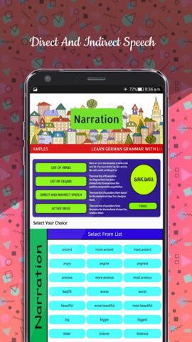 Direct And Indirect Speech для Android — скриншот 5