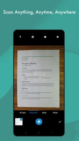 Document Scanner — PDF Creator для Android — скриншот 1