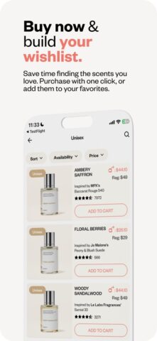 Dossier Perfumes для iOS — скриншот 4