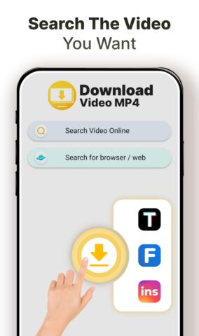 Скачать видео для Android — скриншот 1