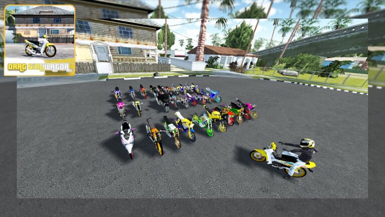 Drag Bike Simulator SanAndreas для Android — скриншот 1