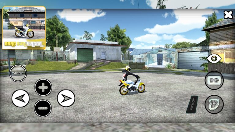 Drag Bike Simulator SanAndreas для Android — скриншот 3