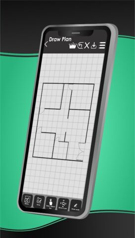 Draw Floor Plan для Android — скриншот 3