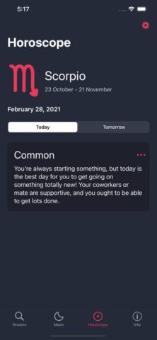 Сновидения: Сонник + Гороскоп для iOS — скриншот 4