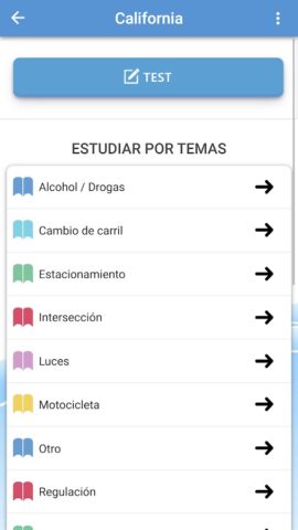 Prueba de Manejo DMV 2026 для Android — скриншот 2