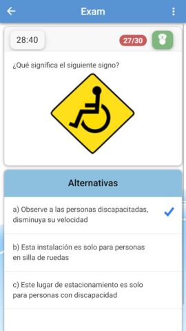 Prueba de Manejo DMV 2026 для Android — скриншот 4