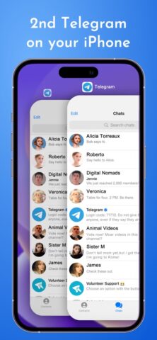 Dual Chat — for Telegram Web для iOS — скриншот 1