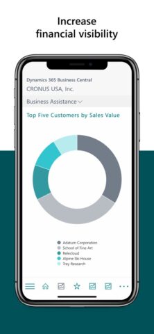 Dynamics 365 Business Central для iOS — скриншот 5