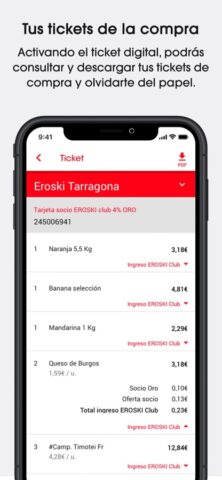 EROSKI Supermercados для iOS — скриншот 5