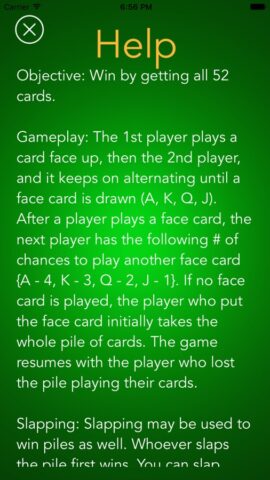 ERS: Egyptian Rat Slap для iOS — скриншот 2